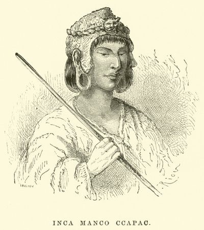 Inca Manco Ccapac by Edouard Riou
